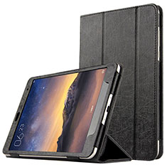 Custodia Portafoglio In Pelle con Supporto L01 per Xiaomi Mi Pad 2 Nero