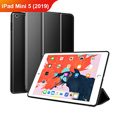 Custodia Portafoglio In Pelle con Supporto L03 per Apple iPad Mini 5 (2019) Nero