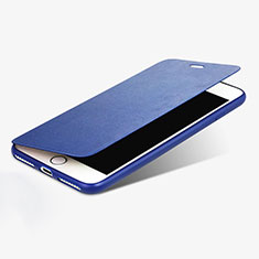 Custodia Portafoglio In Pelle con Supporto per Apple iPhone 7 Plus Blu