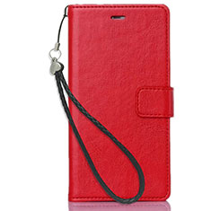 Custodia Portafoglio In Pelle con Supporto per Nokia 3.1 Plus Rosso