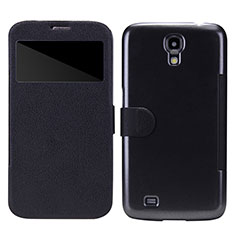 Custodia Portafoglio In Pelle con Supporto per Samsung Galaxy Mega 6.3 i9200 i9205 Nero