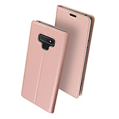 Custodia Portafoglio In Pelle con Supporto per Samsung Galaxy Note 9 Rosa