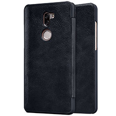 Custodia Portafoglio In Pelle con Supporto per Xiaomi Mi 5S Plus Nero