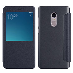 Custodia Portafoglio In Pelle con Supporto per Xiaomi Redmi Note 4 Nero