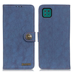 Custodia Portafoglio In Pelle Cover con Supporto A01D per Samsung Galaxy A22s 5G Blu