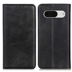 Custodia Portafoglio In Pelle Cover con Supporto A02D per Google Pixel 8a 5G Nero