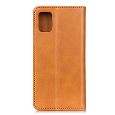 Custodia Portafoglio In Pelle Cover con Supporto A02D per Motorola Moto Edge S 5G Marrone Chiaro