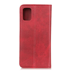 Custodia Portafoglio In Pelle Cover con Supporto A02D per Motorola Moto G100 5G Rosso