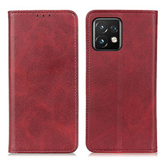 Custodia Portafoglio In Pelle Cover con Supporto A02D per Motorola Moto X40 5G Rosso