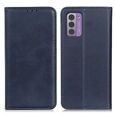 Custodia Portafoglio In Pelle Cover con Supporto A02D per Nokia G310 5G Blu