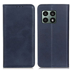 Custodia Portafoglio In Pelle Cover con Supporto A02D per OnePlus 10 Pro 5G Blu