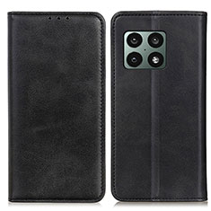 Custodia Portafoglio In Pelle Cover con Supporto A02D per OnePlus 10 Pro 5G Nero