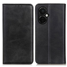 Custodia Portafoglio In Pelle Cover con Supporto A02D per OnePlus Nord CE 3 5G Nero