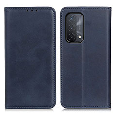 Custodia Portafoglio In Pelle Cover con Supporto A02D per OnePlus Nord N200 5G Blu