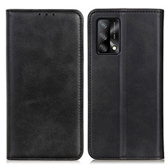 Custodia Portafoglio In Pelle Cover con Supporto A02D per Oppo A95 4G Nero