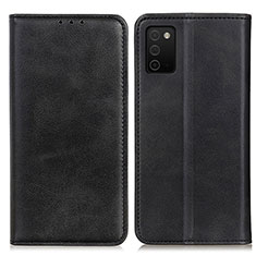 Custodia Portafoglio In Pelle Cover con Supporto A02D per Samsung Galaxy A03s Nero