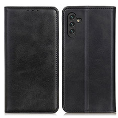 Custodia Portafoglio In Pelle Cover con Supporto A02D per Samsung Galaxy A04s Nero