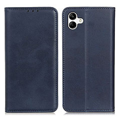 Custodia Portafoglio In Pelle Cover con Supporto A02D per Samsung Galaxy A05 Blu