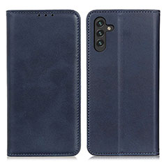Custodia Portafoglio In Pelle Cover con Supporto A02D per Samsung Galaxy A13 5G Blu