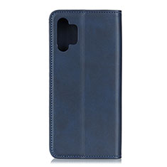 Custodia Portafoglio In Pelle Cover con Supporto A02D per Samsung Galaxy A32 4G Blu