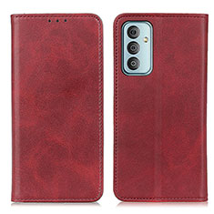 Custodia Portafoglio In Pelle Cover con Supporto A02D per Samsung Galaxy F23 5G Rosso