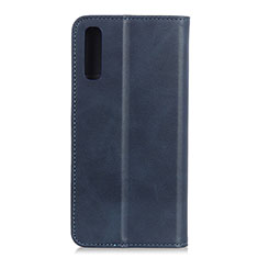 Custodia Portafoglio In Pelle Cover con Supporto A02D per Samsung Galaxy M02 Blu