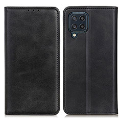 Custodia Portafoglio In Pelle Cover con Supporto A02D per Samsung Galaxy M32 4G Nero