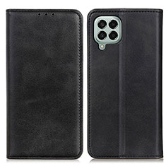 Custodia Portafoglio In Pelle Cover con Supporto A02D per Samsung Galaxy M33 5G Nero