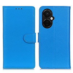 Custodia Portafoglio In Pelle Cover con Supporto A03D per OnePlus Nord N30 5G Cielo Blu