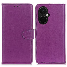 Custodia Portafoglio In Pelle Cover con Supporto A03D per OnePlus Nord N30 5G Viola