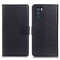 Custodia Portafoglio In Pelle Cover con Supporto A03D per Oppo K9 Pro 5G Nero