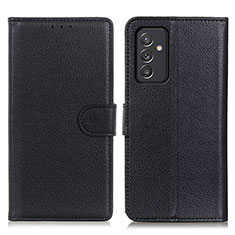 Custodia Portafoglio In Pelle Cover con Supporto A03D per Samsung Galaxy A05s Nero