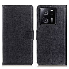 Custodia Portafoglio In Pelle Cover con Supporto A03D per Xiaomi Mi 13T 5G Nero