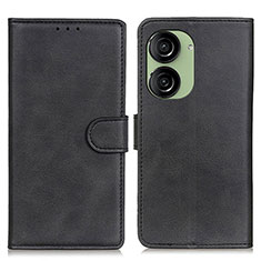 Custodia Portafoglio In Pelle Cover con Supporto A05D per Asus ZenFone 10 Nero