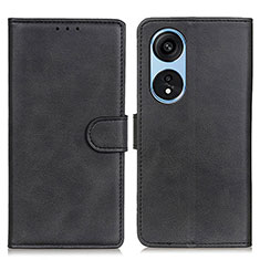 Custodia Portafoglio In Pelle Cover con Supporto A05D per Huawei Honor X5 Plus Nero