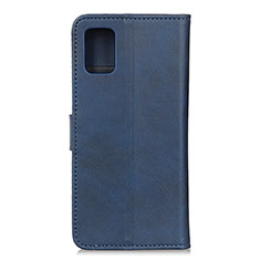 Custodia Portafoglio In Pelle Cover con Supporto A05D per Motorola Moto Edge S 5G Blu