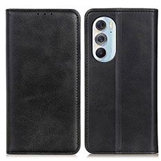 Custodia Portafoglio In Pelle Cover con Supporto A05D per Motorola Moto Edge X30 5G Nero