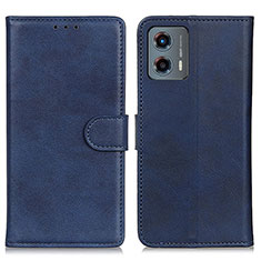 Custodia Portafoglio In Pelle Cover con Supporto A05D per Motorola Moto G 5G (2023) Blu