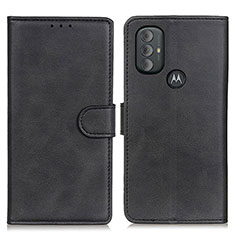 Custodia Portafoglio In Pelle Cover con Supporto A05D per Motorola Moto G Play Gen 2 Nero