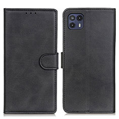 Custodia Portafoglio In Pelle Cover con Supporto A05D per Motorola Moto G50 5G Nero