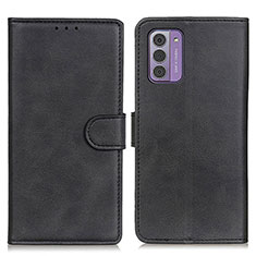 Custodia Portafoglio In Pelle Cover con Supporto A05D per Nokia G42 5G Nero