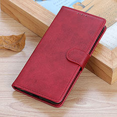 Custodia Portafoglio In Pelle Cover con Supporto A05D per OnePlus 9RT 5G Rosso