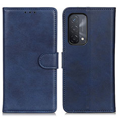 Custodia Portafoglio In Pelle Cover con Supporto A05D per OnePlus Nord N200 5G Blu