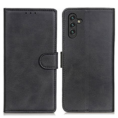 Custodia Portafoglio In Pelle Cover con Supporto A05D per Samsung Galaxy A04s Nero