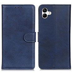 Custodia Portafoglio In Pelle Cover con Supporto A05D per Samsung Galaxy A05 Blu