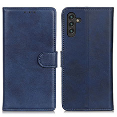 Custodia Portafoglio In Pelle Cover con Supporto A05D per Samsung Galaxy A13 5G Blu