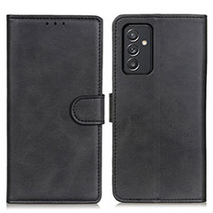 Custodia Portafoglio In Pelle Cover con Supporto A05D per Samsung Galaxy A15 4G Nero