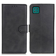 Custodia Portafoglio In Pelle Cover con Supporto A05D per Samsung Galaxy A22 5G Nero