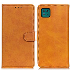 Custodia Portafoglio In Pelle Cover con Supporto A05D per Samsung Galaxy A22s 5G Marrone