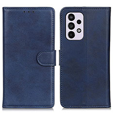 Custodia Portafoglio In Pelle Cover con Supporto A05D per Samsung Galaxy A33 5G Blu